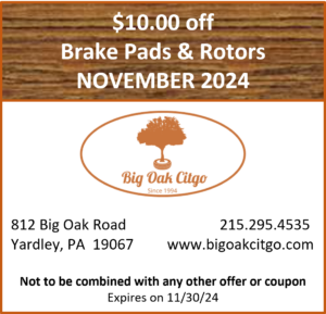 2024.11 – $10 off Brake Pads and Rotors