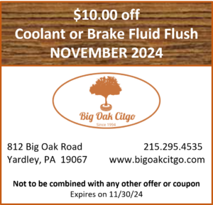 2024.11 – $10 off Coolant or Brake Fluid