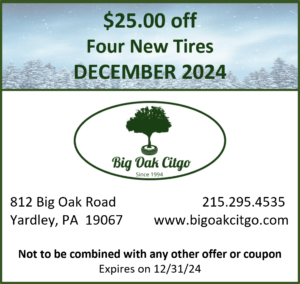 2024.12 – $25 off Four New Tires